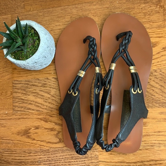 steve madden braided platform sandals